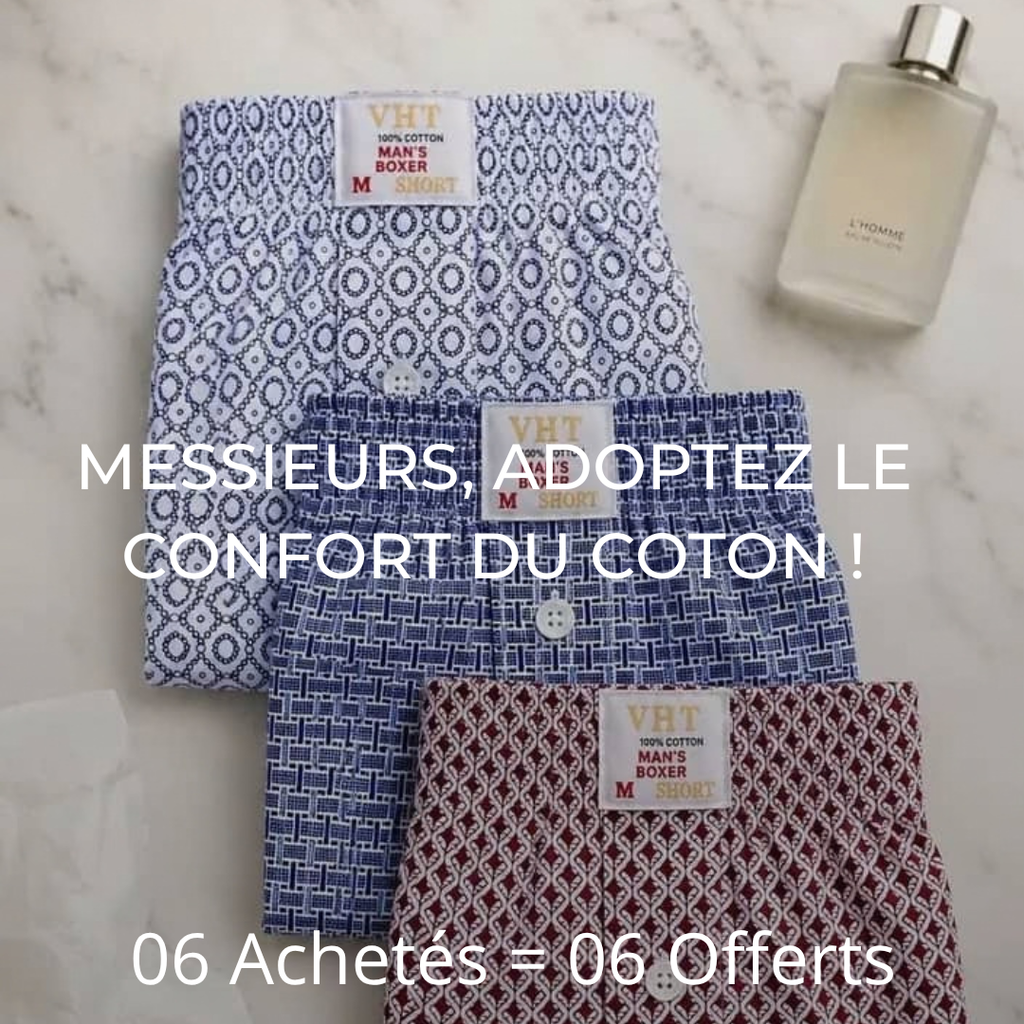 Boxers short en coton