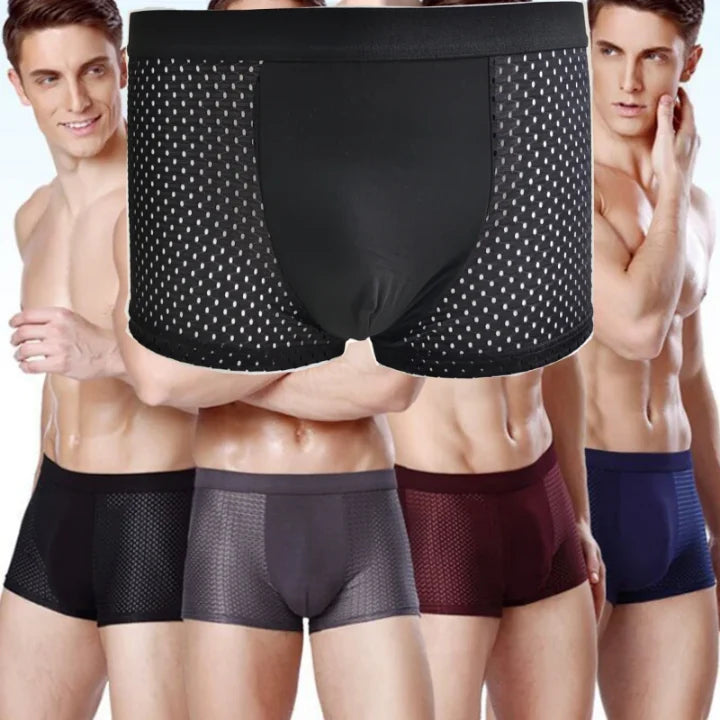 2 PAQUETS DE BOXERS en FIBRES de BAMBOU