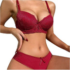 Lingerie pour femme en dentelle florale, sexy et séduisante