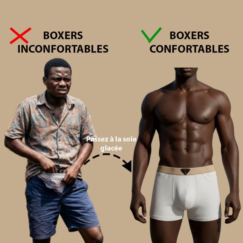 LE PACK PREMIUM DE 06 BOXERS ULTRA - ABSORBANT POUR HOMMES