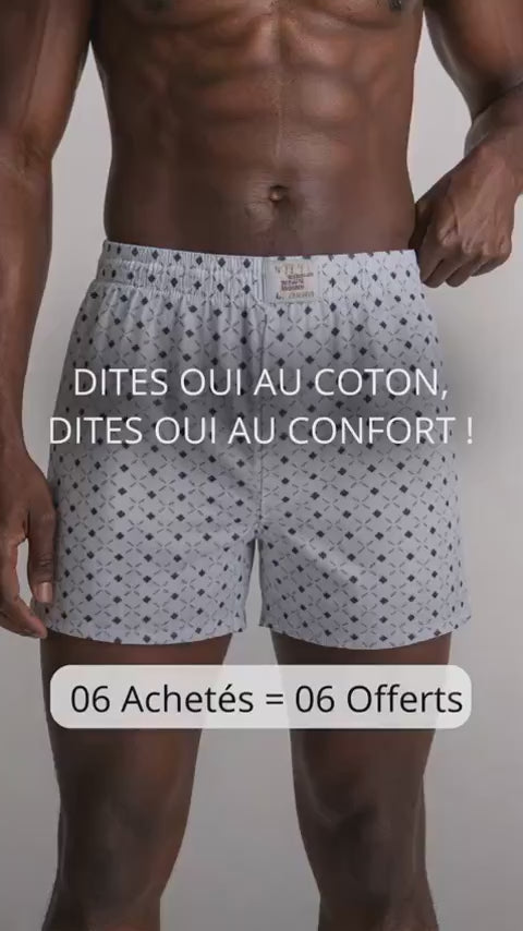 Boxers short en coton