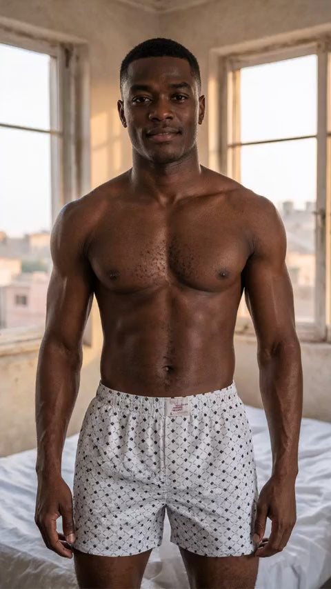 Boxers short en coton