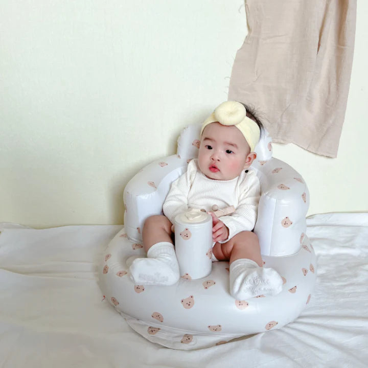 Siège Gonflable Bébé 3 à 36 Mois – Aide Votre Enfant à S’asseoir en Toute Sécurité et en Tout Confort